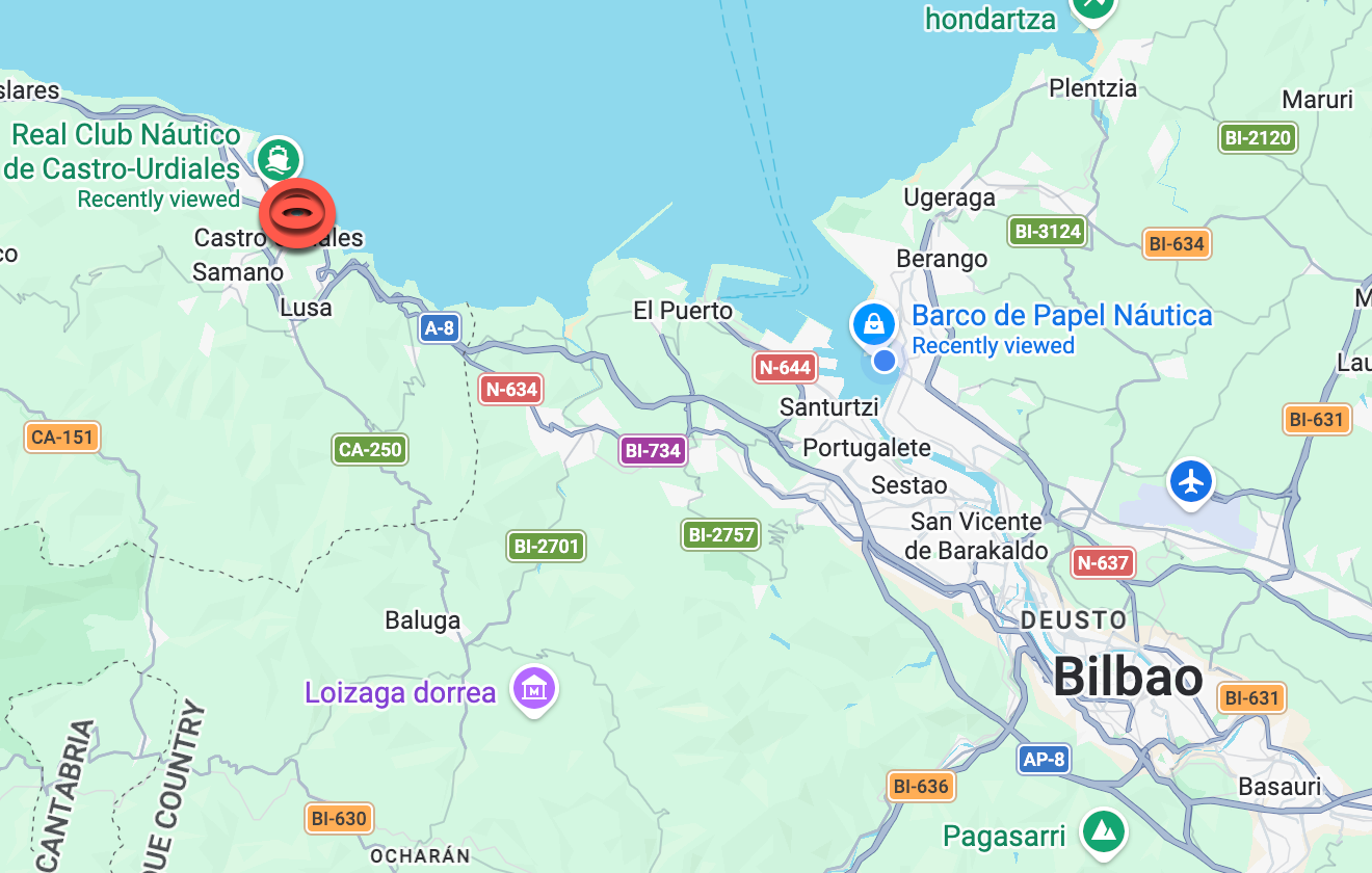 Current Location - Castro Urdiales