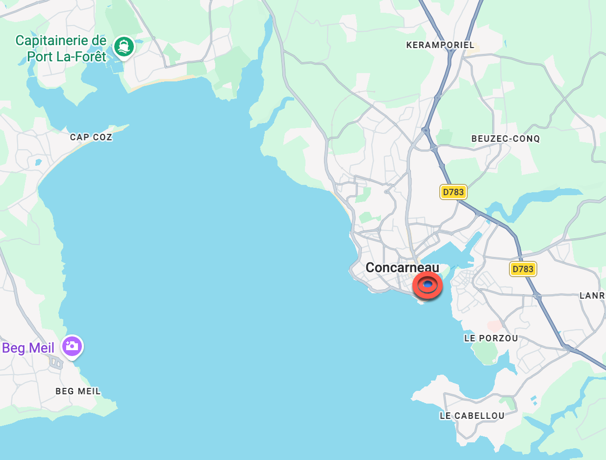 Current Location - Concarneau