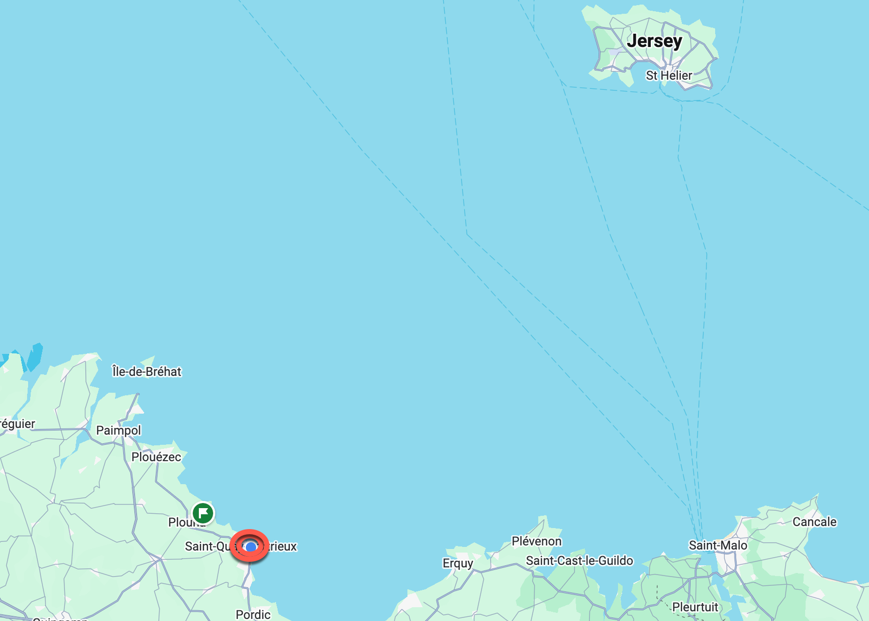 Current Location - St Quay Portrieux