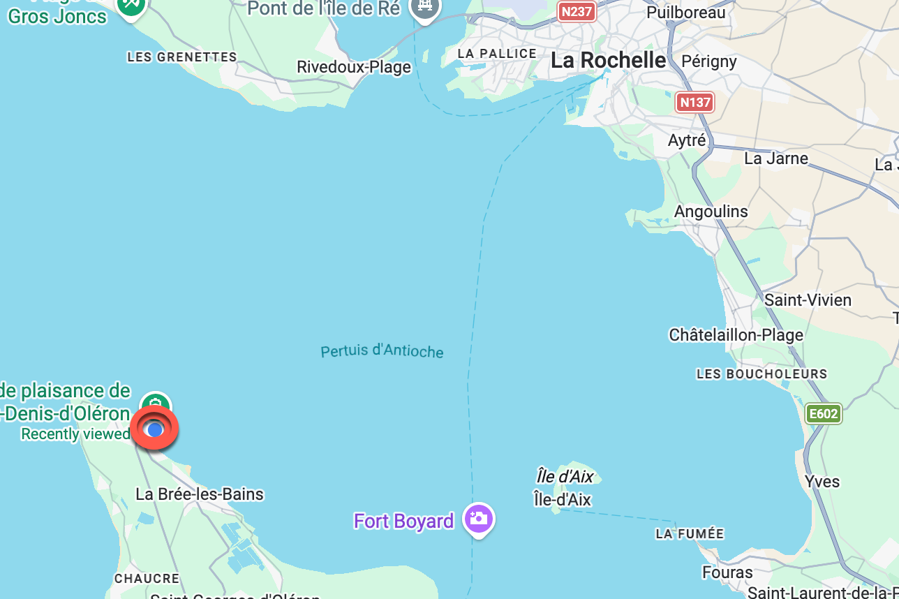 Current Location - Oleron