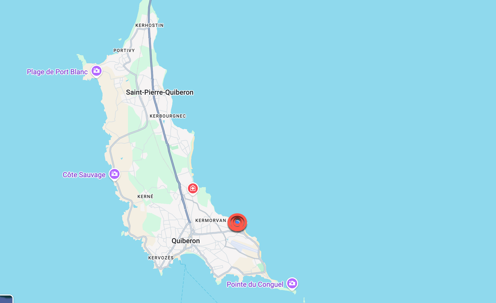 Current Location - Quiberon