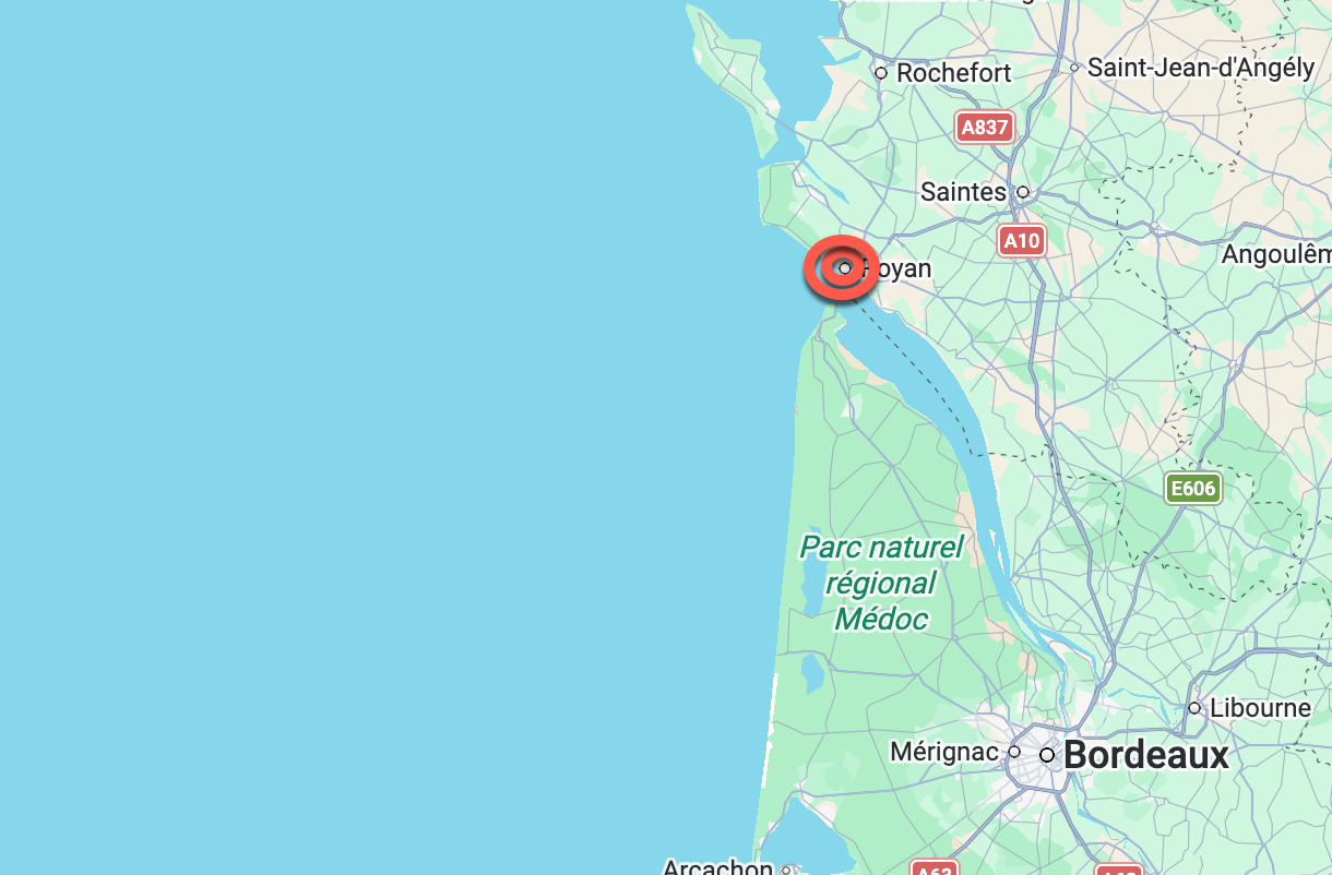 Current Location - Royan